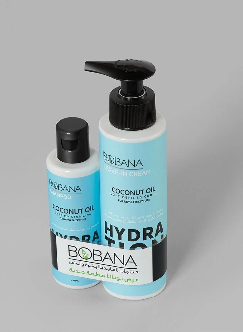 BOBANA Bobana Leave-in Cream Coconut Oil 200 ML + Gift Shampoo Coconut Oil 100 ML 
