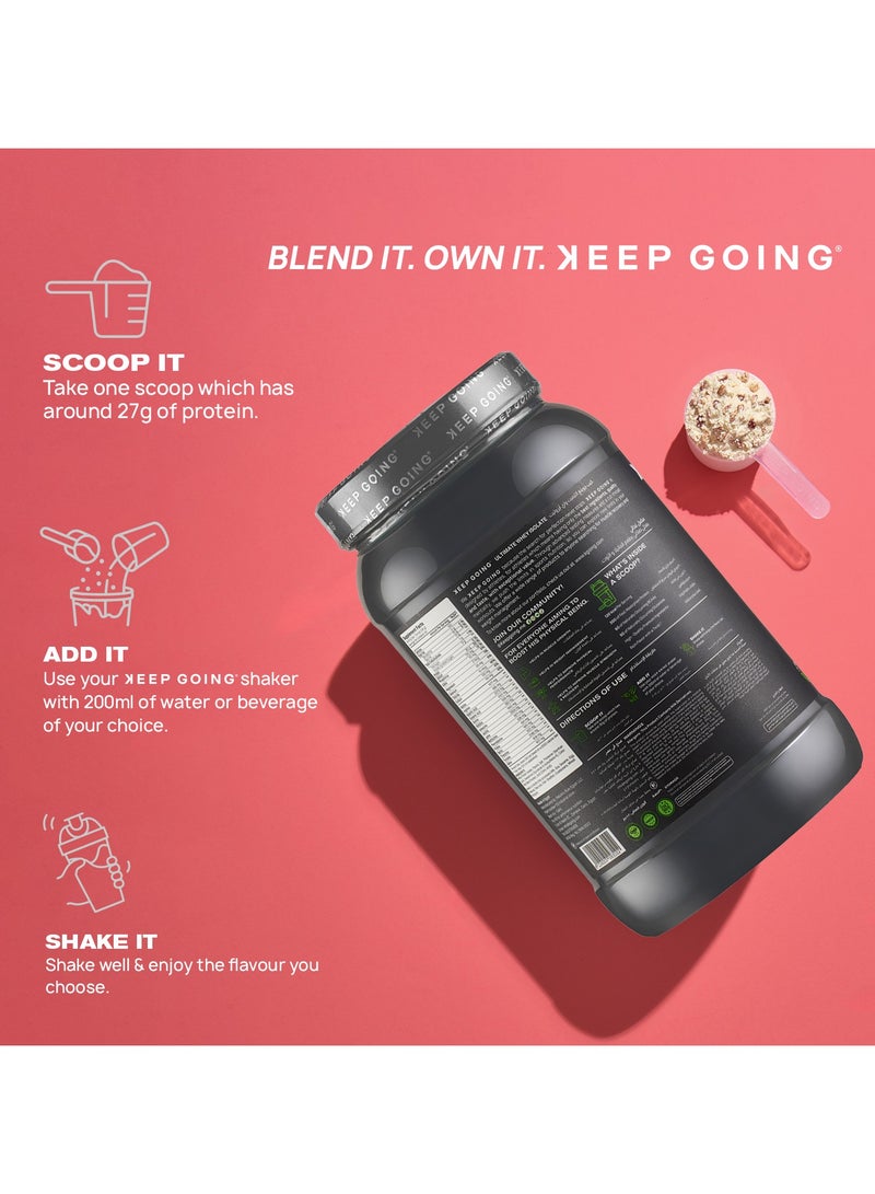 KEEP GOING ‫الواي بروتين المعزول المركب ‪- ‬بنكهة قطع الفراولة‬ - Image 3