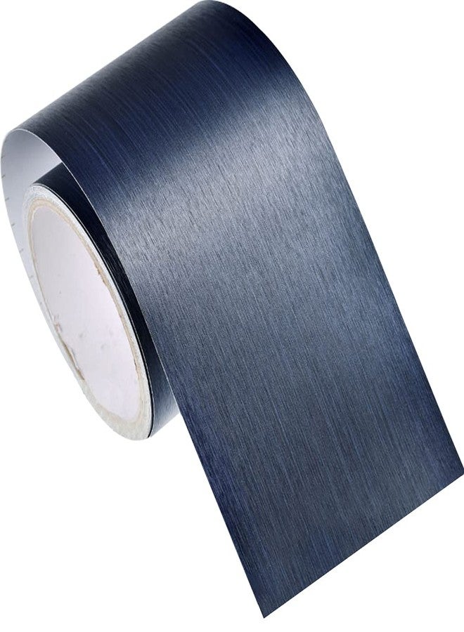 Kelendle Metallic Wallpaper Border Peel and Stick Flexible Molding Trim Self Adhesive Decorative Wall Lines Border Lines for Bathroom Kitchen Hotel DIY Home Decoration 4.2x196.8 Navy Blue - Image 1