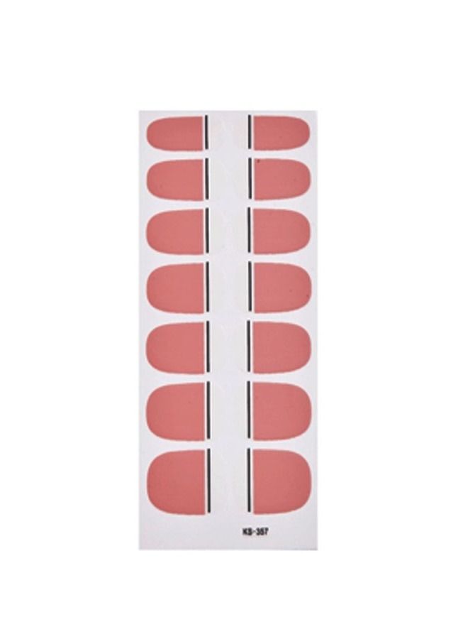 14 قطعة ملصق أظافر صناعية