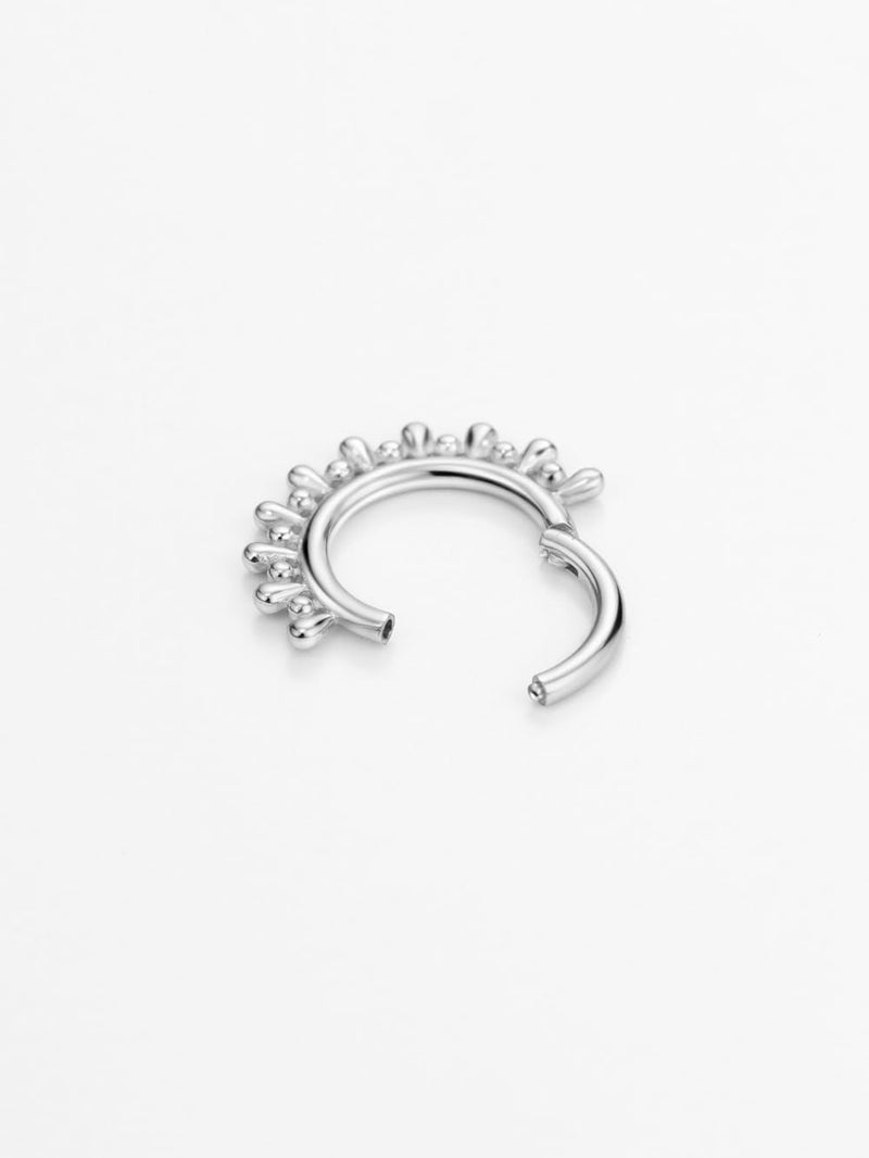 FANSING Beaded Septum Jewelry 16g Septum Ring Surgical Steel Piercing Rings 16 Gauge 8mm Daith Hoop Earring - Image 4