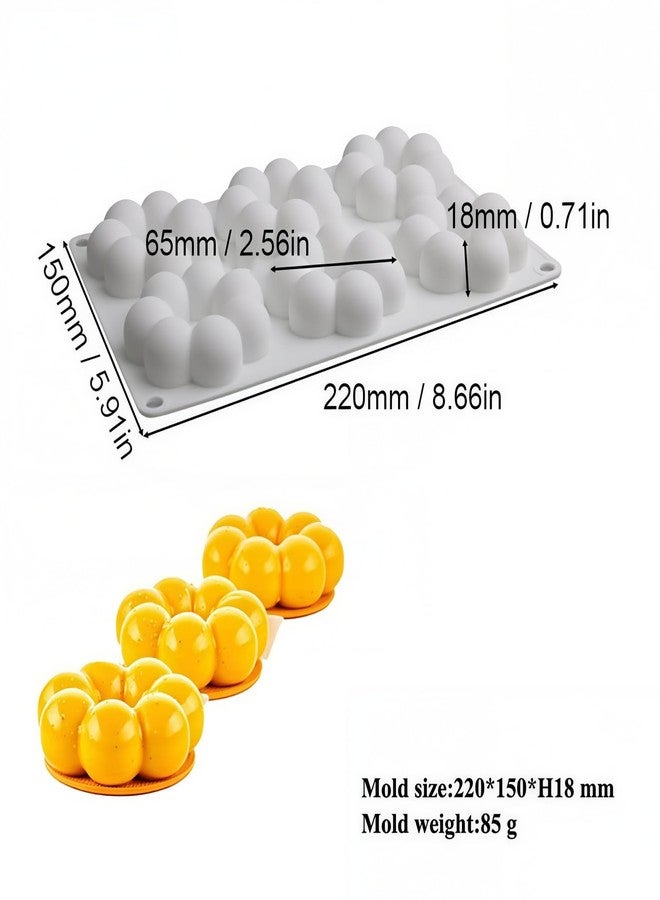 OUGETHER Silicone Donut Pan for Baking, Non-Stick DIY Mousse Donut Making Mold, Chocolate Cupcake Decorating Supplies Tools (6-Cavity-Small) - Image 5