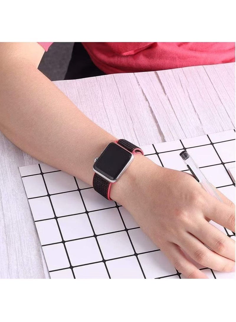 IAF Nylon Sport Band for Apple Watch 41mm 40mm 38mm Soft Replacement Strap for iWatch Series 7/ 6/ SE/ 5/4/3/2/1 - Image 2