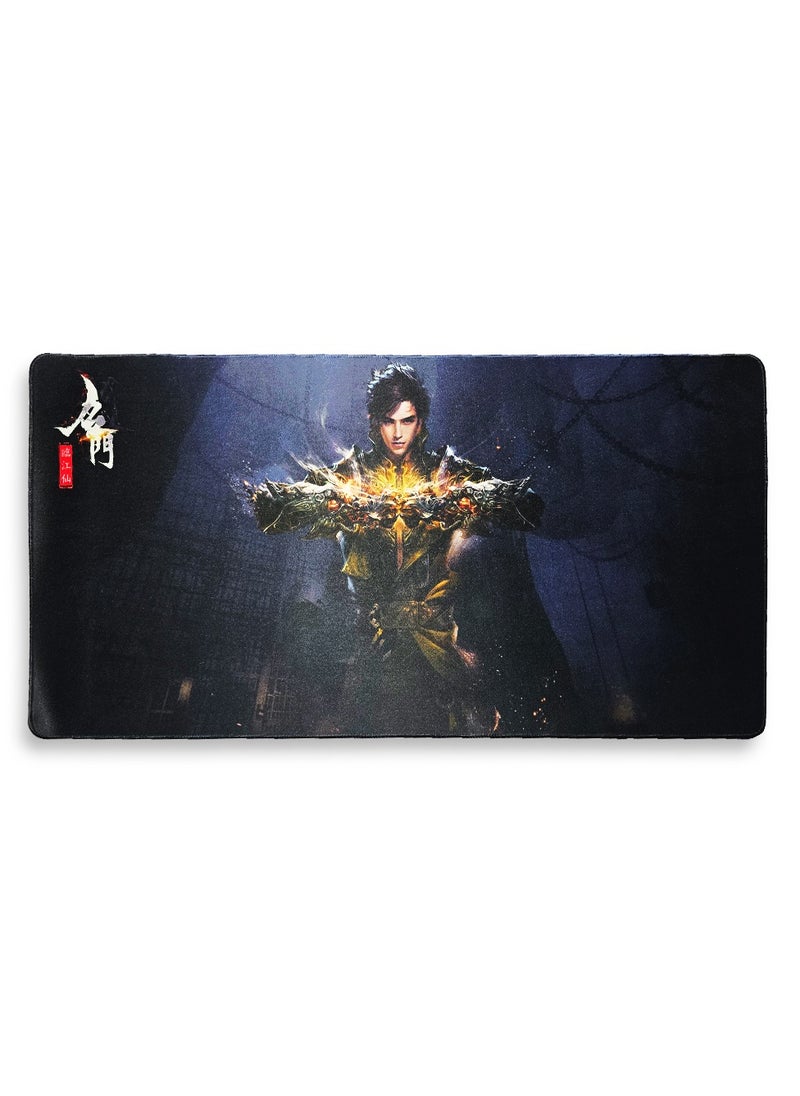 Generic - Large Japanese Anime Mouse Pad, (80cm x 40cm x 3mm), HD Print Pattern Desk Mat, Extended Mouse Pad and Keyboard Mouse Pads, Waterproof Cloth Surface Mouse Pads for Office, Anti-Slip Rubber Base - Image 1