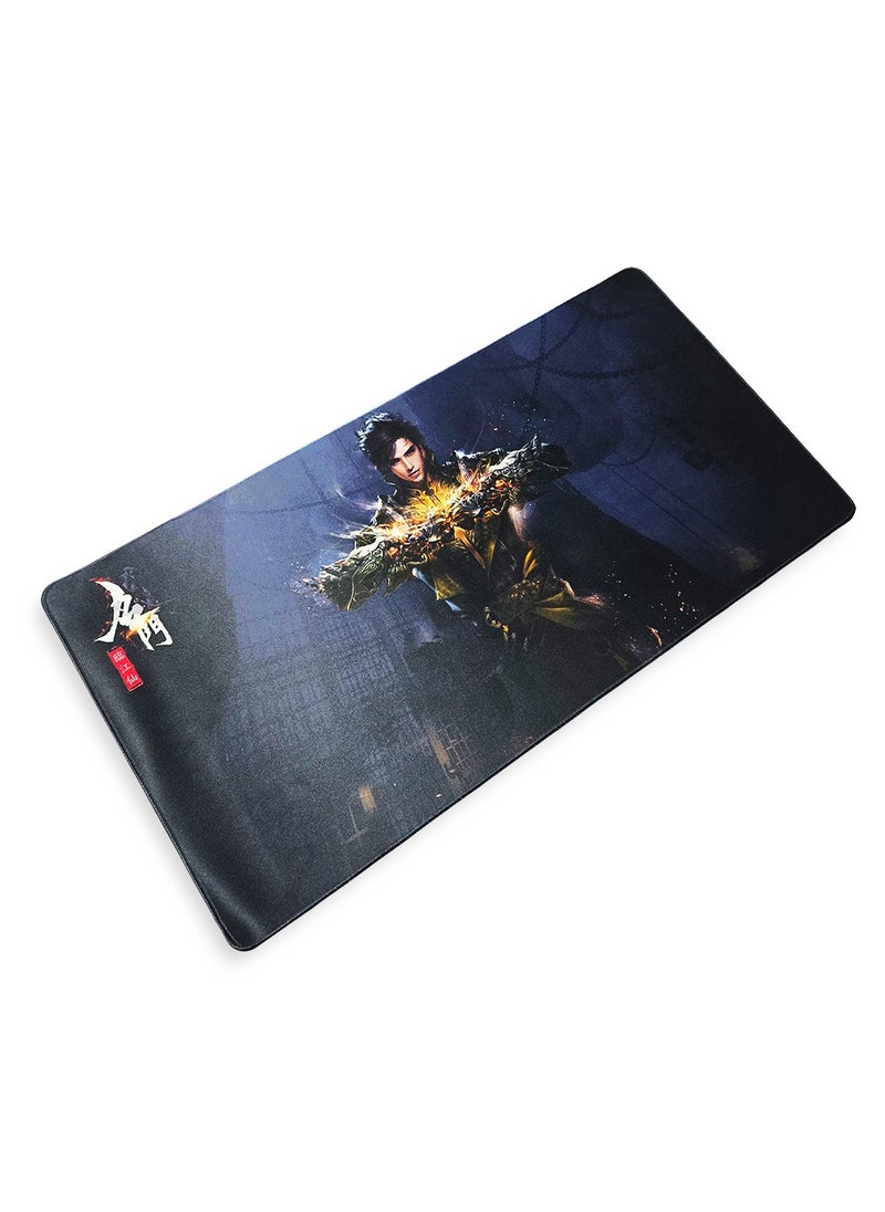 Generic - Large Japanese Anime Mouse Pad, (80cm x 40cm x 3mm), HD Print Pattern Desk Mat, Extended Mouse Pad and Keyboard Mouse Pads, Waterproof Cloth Surface Mouse Pads for Office, Anti-Slip Rubber Base - Image 1