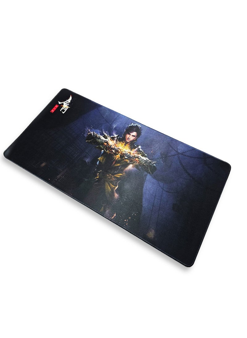 Generic - Large Japanese Anime Mouse Pad, (80cm x 40cm x 3mm), HD Print Pattern Desk Mat, Extended Mouse Pad and Keyboard Mouse Pads, Waterproof Cloth Surface Mouse Pads for Office, Anti-Slip Rubber Base - Image 1