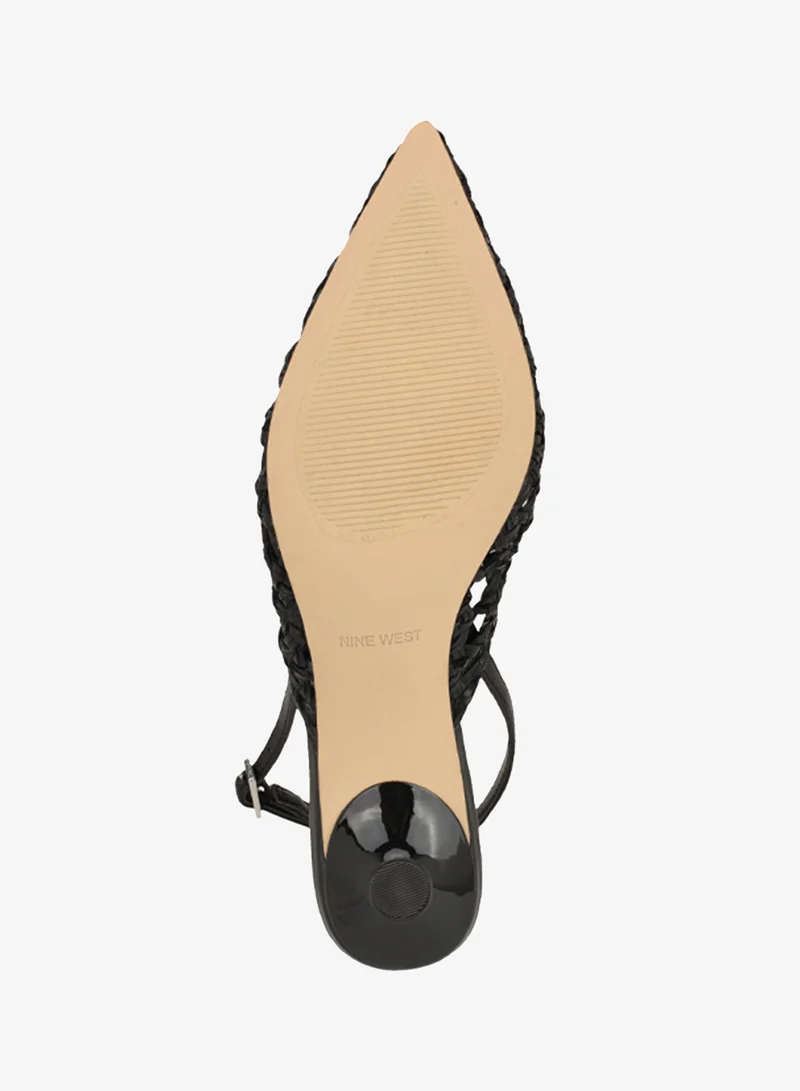 NINE WEST  Pointed Toe Sling Back Mid Heel Pumps for Women | Best Price UAE