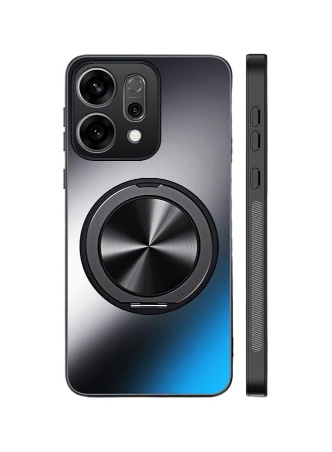 general Compatible with OPPO Reno 14 Pro (2025) Case Hard Matte With Ring Stand Magnetic Protective Back Cover Case For Reno 14 Pro - Image 1