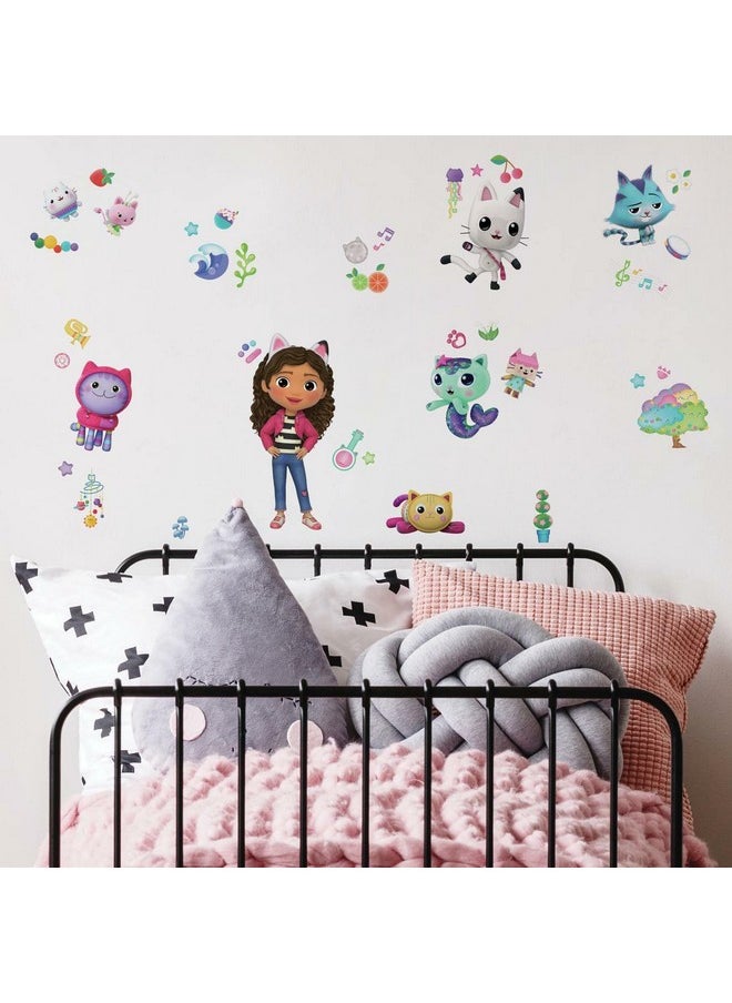 RoomMates Gabby'S Dollhouse Rmk4823Scs Peel And Stick Wall Decals, Pink, Purple, Blue  - Image 4