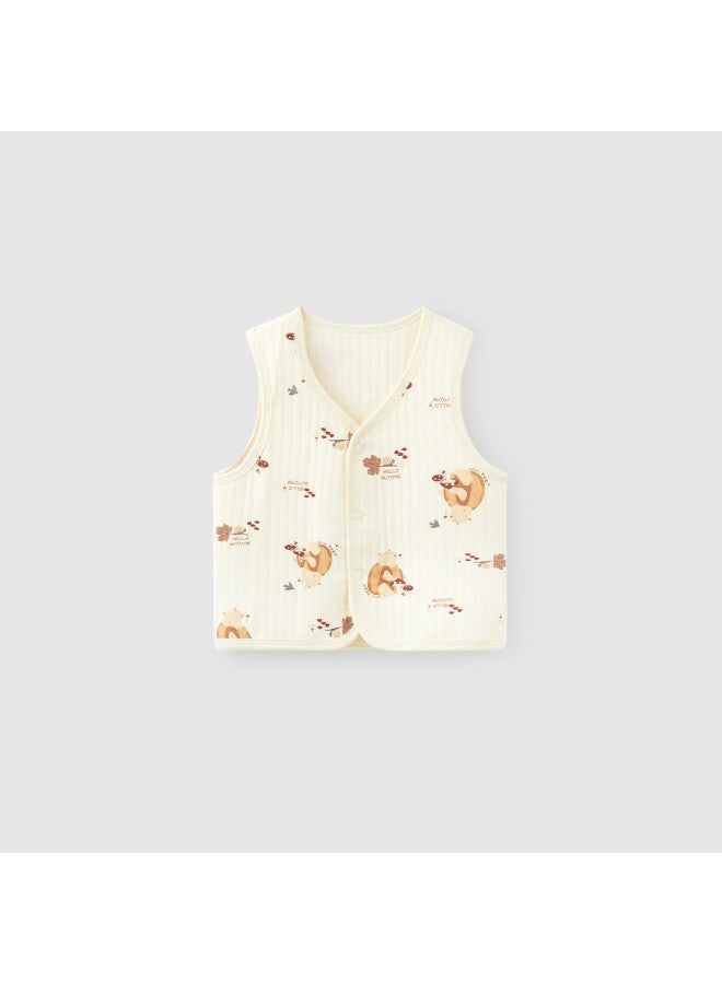 Tongtai Baby Vest, Spring And Autumn Pure Cotton Baby Padded Clothing, Children's Casual Vest, Outerwear Top - Image 2