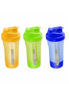 YOLO Protein Shaker Water Bottle 500ml with Mesh Net and Plastic Ball.  - Image 3