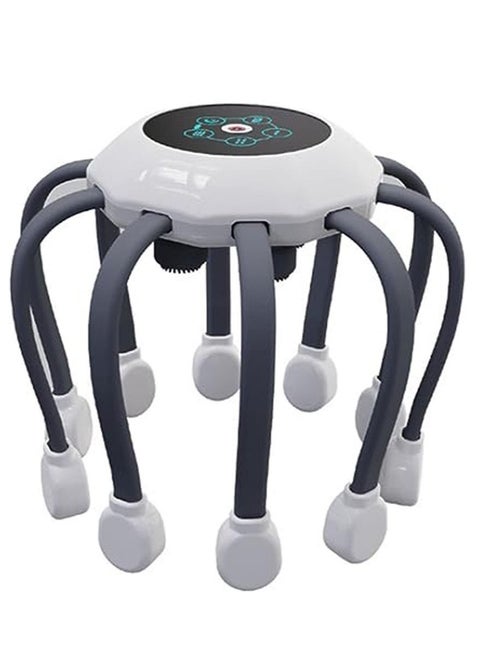 Multidimensional Head Massage Claws, 10 arrays of 360-degree point distribution with 5-speed settings, electric scalp massager that can promote hair growth, relieve stress, ideal gift for both men and