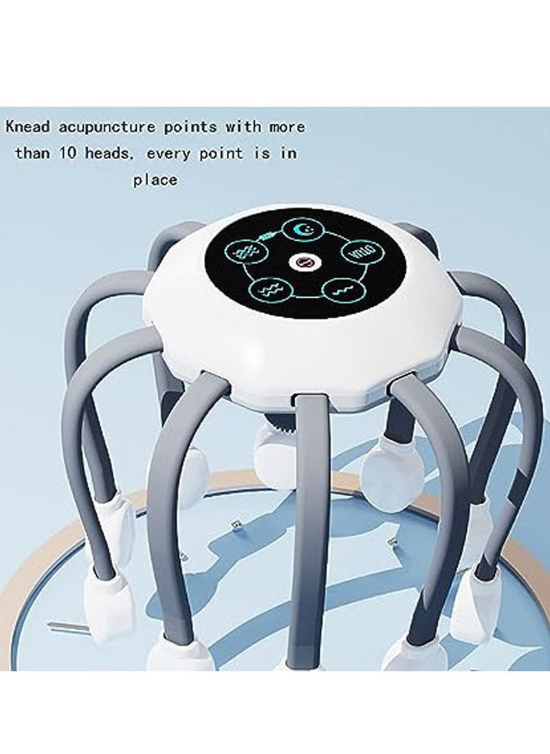 Generic - Multidimensional Head Massage Claws, 10 arrays of 360-degree point distribution with 5-speed settings, electric scalp massager that can promote hair growth, relieve stress, ideal gift for both men and - Image 1