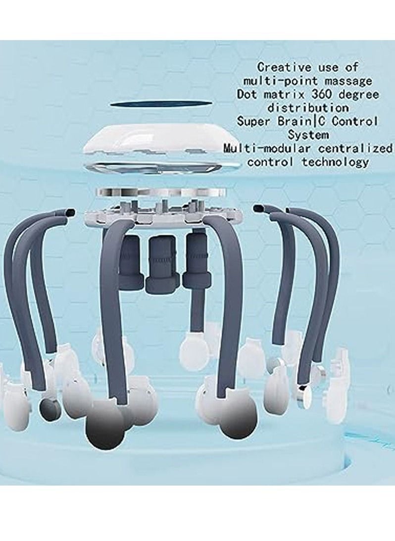 Generic - Multidimensional Head Massage Claws, 10 arrays of 360-degree point distribution with 5-speed settings, electric scalp massager that can promote hair growth, relieve stress, ideal gift for both men and - Image 1