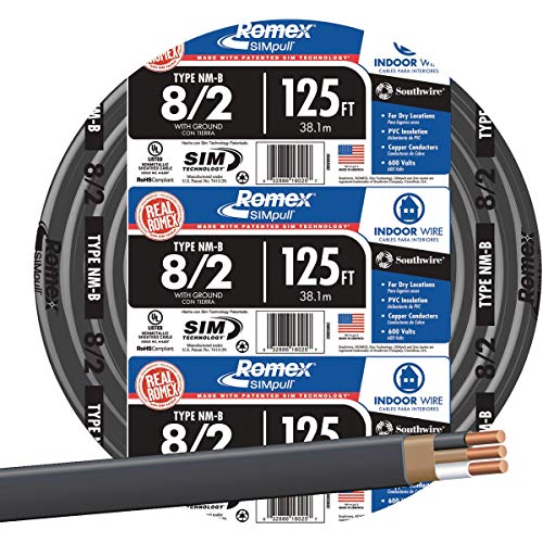 Southwire 28893602 Nonmetallic With Ground Sheathed Cable, Black - Image 1