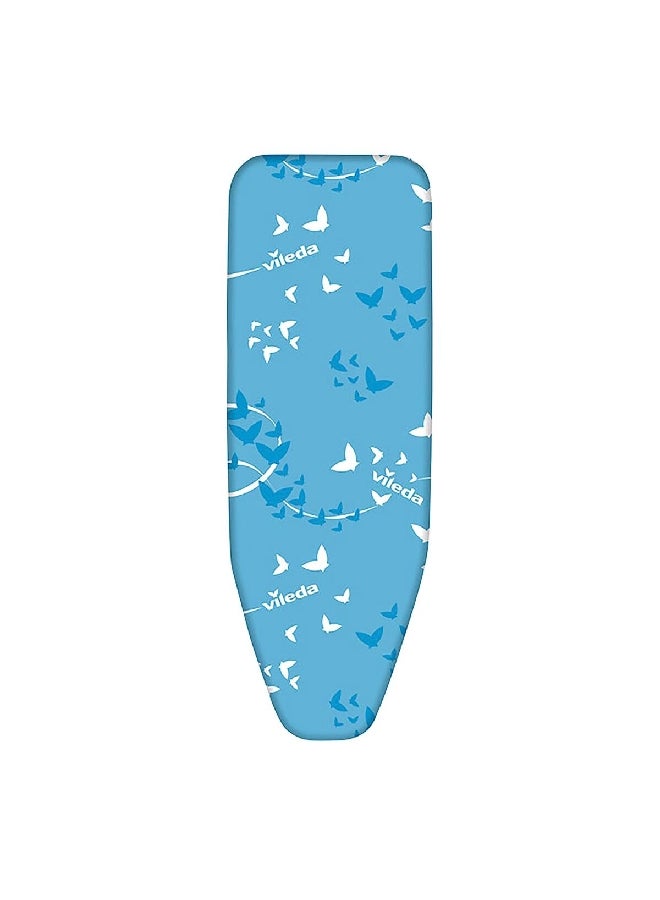 فيليدا كويك فكس سستم غطاء لوح كي مع راحة إضافية، أزرق وأبيض، 110-130 سم - VI08 - Image 1