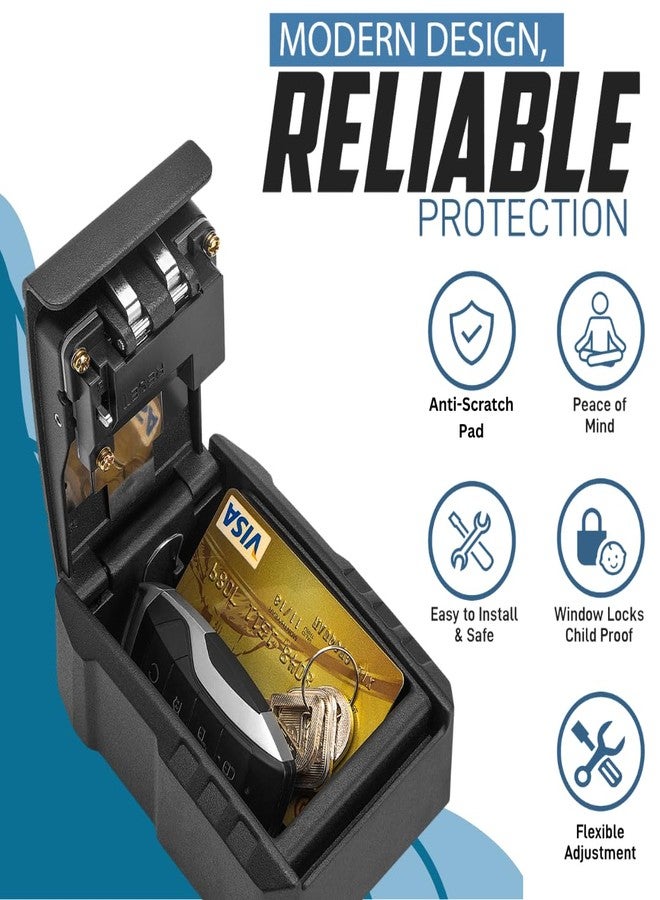 SUPERLIT XL Lock Box for Car Rental Host, Turo, GetAround, Contactless Check In, Perfect for Ride Share, Portable Combination Lockbox, Fits Most RFID Faraday Bag - Image 3