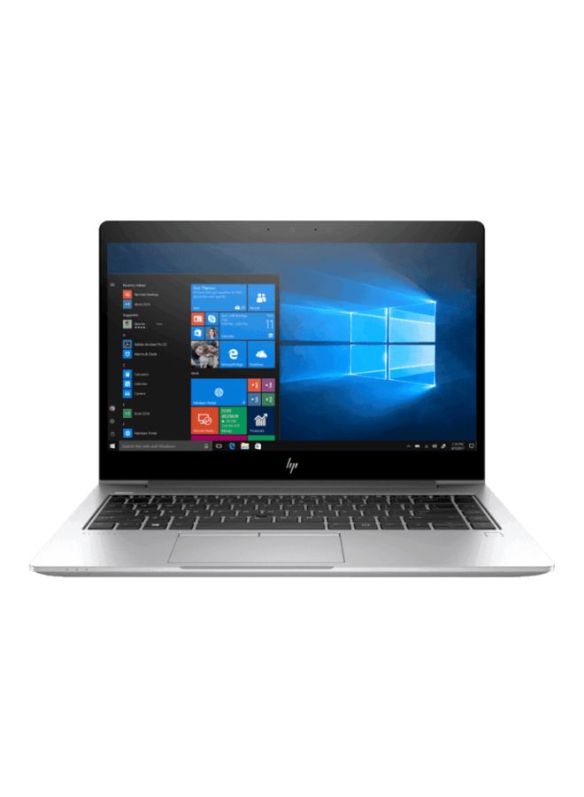 HP لابتوب إيليت بوك 840 G6 بشاشة مقاس 14.1 بوصة ومعالج كور i5 وذاكرة رام 8 جيجابايت ومحرك أقراص SSD سعة 256 جيجابايت مع بطاقة رسومات إنتل فائقة الوضوح فضي - Image 1