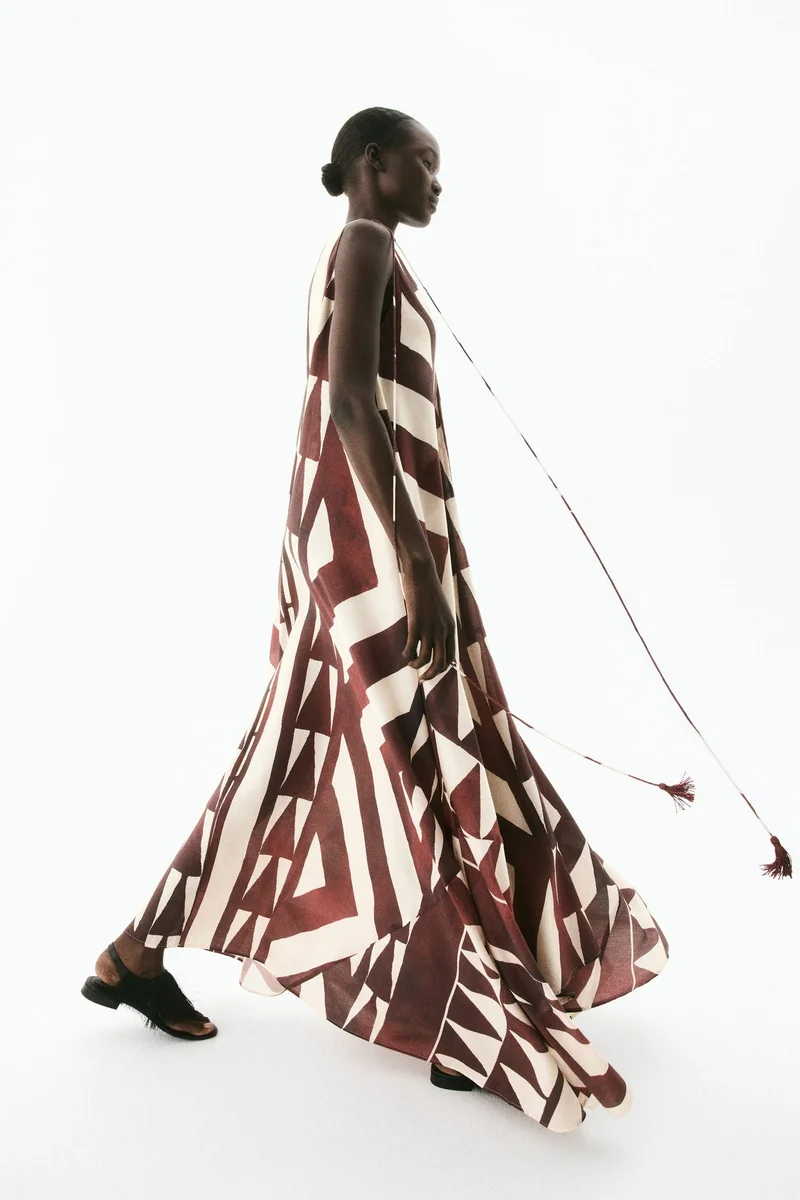 H&M Voluminous maxi dress