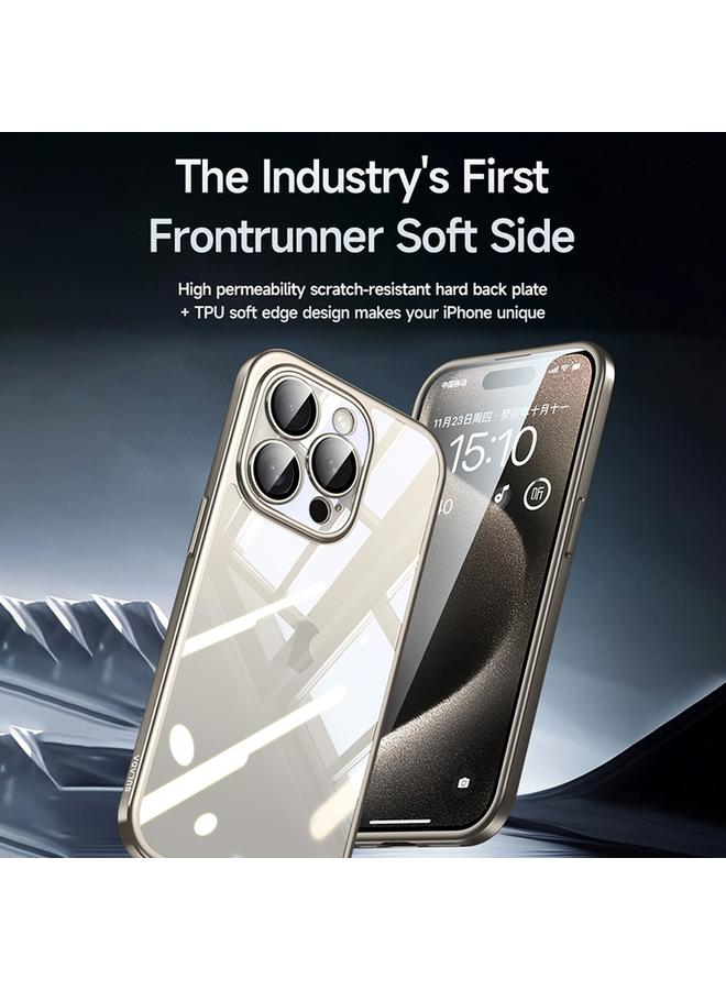 SULADA Case For iPhone 14 Pro Electroplating Frosted PC + TPU Shockproof Phone Case - Image 2
