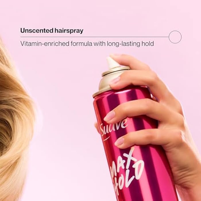 Suave Bond Repair Hair Mask, Bonding Infusion, 1 Minute Hair Treatment + Max Hold Hairspray, Unscented - Image 4