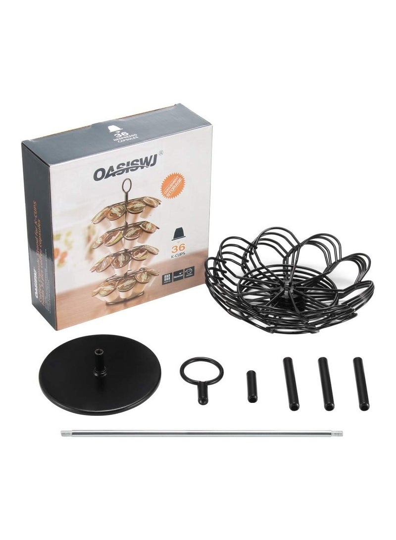 BLOOMING TIME 360 Degree Rotating Coffee Capsule Holder Organizer, Space Saver Home and Office - Image 4