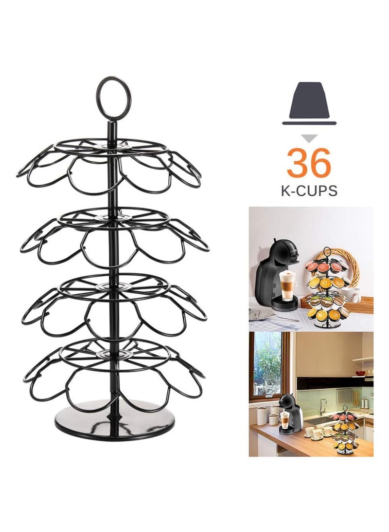 BLOOMING TIME 360 Degree Rotating Coffee Capsule Holder Organizer, Space Saver Home and Office - Image 5