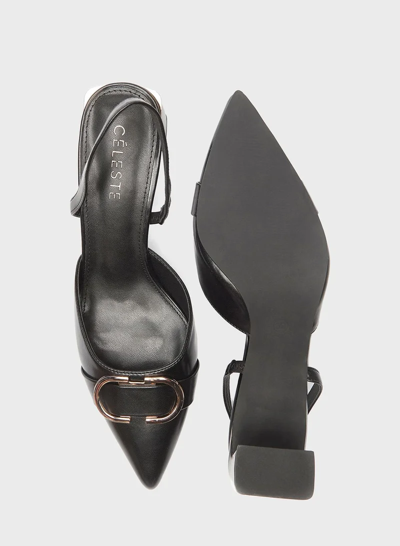 Celeste Pointed Toe High Heel Pumps
