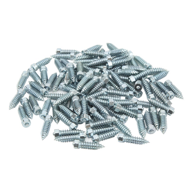 100pcs Tire Spikes M8 Excellent Grip Anti Slip Wheel Tire Stud Universal for Loader Skid Steer Forklift - Image 1