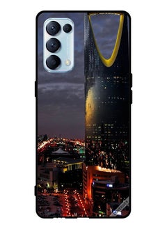 Covernex غطاء حماية لهاتف Oppo Reno5 Pro 5G منظر برج الفيصلية في المساء  - Image 1