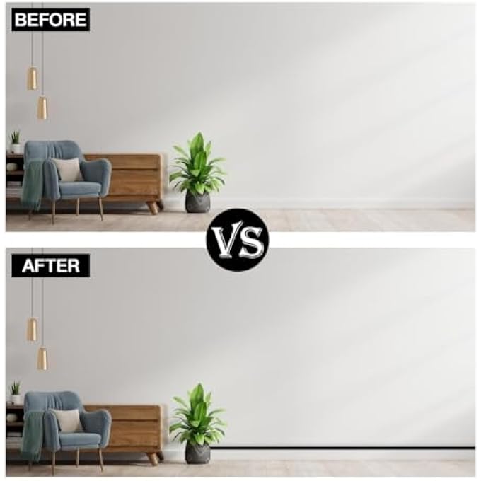 5M BLACK SELF-ADHESIVE DECORATIVE STRIPS, 21 X 5 MM WALL EDGING STRIP PEEL AND STICK TRIM, 3D SEAM WALL STICKER DECOR TAPE DECORATIVE FOR WALL EDGES, CORNER DECORATION, TPE TRIANGLE CEILING STRIPS - Image 3