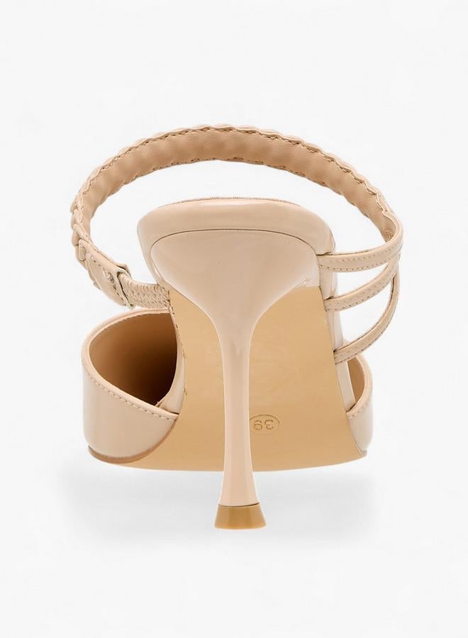 فلورا بيلا من شو إكسبرس حذاء نسائي بتفاصيل جدائل - Image 5