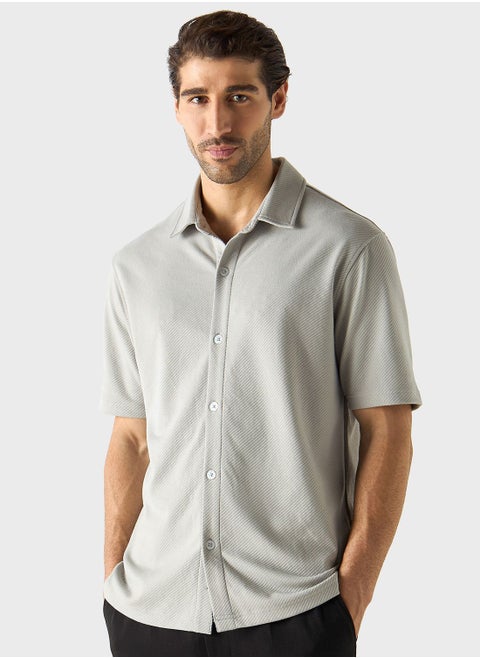 Textured Regular Fit Shirt
