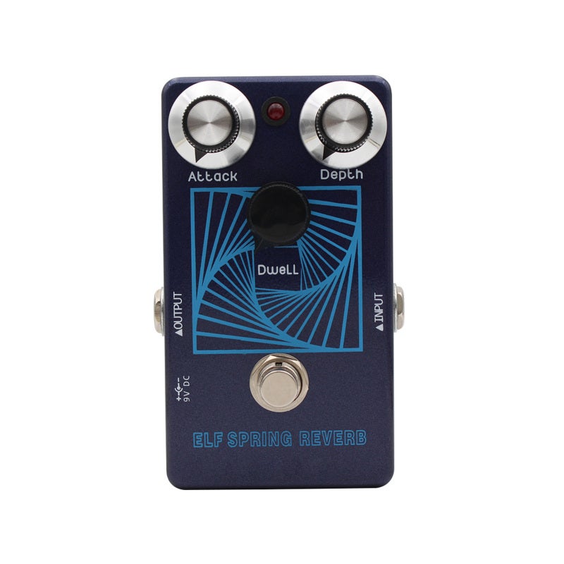 MOSKYAudio Classic Analog Spring Reverb Pedal With Adjustable Depth Control 30ms-150ms Pre-Delay - Infinite Sustain Dwell Knob for Experimental Ambient Music - Image 1