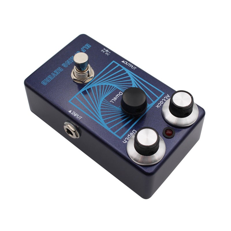 MOSKYAudio Classic Analog Spring Reverb Pedal With Adjustable Depth Control 30ms-150ms Pre-Delay - Infinite Sustain Dwell Knob for Experimental Ambient Music - Image 2