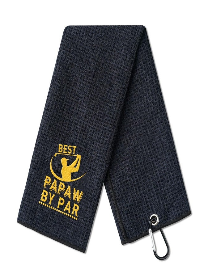 CybGene Papaw Golf Towel, Papaw Golf Gifts on Father‘s Day, 15.8 x 23.6 inches Microfiber Golf Towel for Golf Bags - Image 1