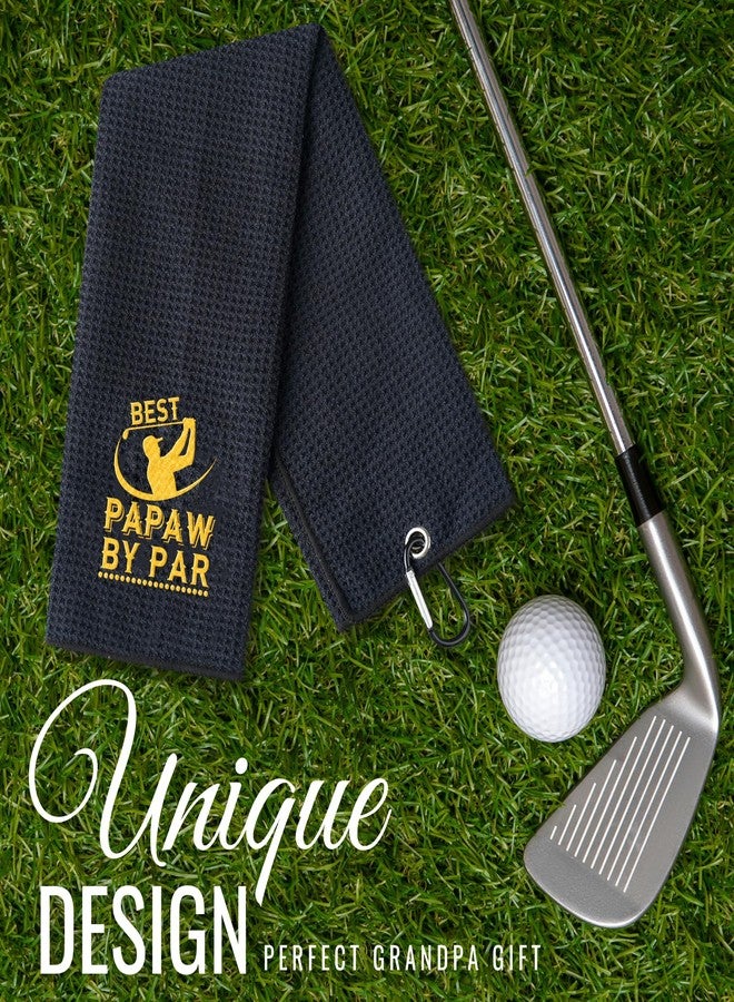 CybGene Papaw Golf Towel, Papaw Golf Gifts on Father‘s Day, 15.8 x 23.6 inches Microfiber Golf Towel for Golf Bags - Image 2