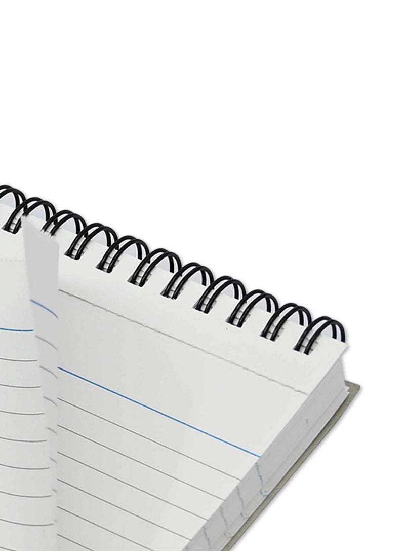 FIS FIS Ruled Record Card 180 Gsm 5X3 Inch Double Loop Spiral 50 Sheets White -FSIC53-180SPWH  - Image 2