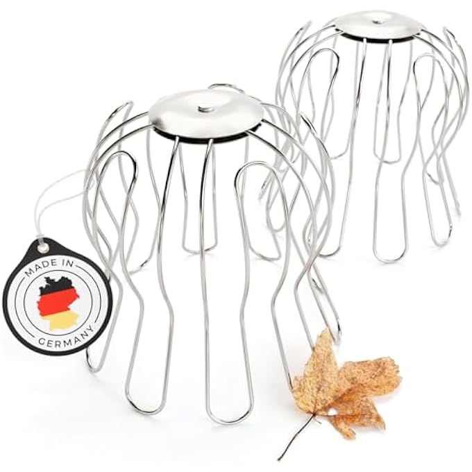 2 X GUTTERS, LEAF GUARDS, GALVANISED, 87 TO 100 MM, ADJUSTABLE, DOWNPIPE PROTECTION AS RAIN GUTTERS, LEAF PROTECTION, LEAF CATCHER, DOWNPIPE - Image 1