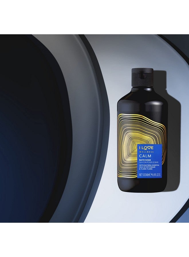 I LOVE Wellness Calm Bath Soak With Natural Essential Oils Of Petitgrain & Ylang Ylang Fragranced Bath Soak Invigorating Aroma Vegetarian & Veganfriendly500Ml - Image 2