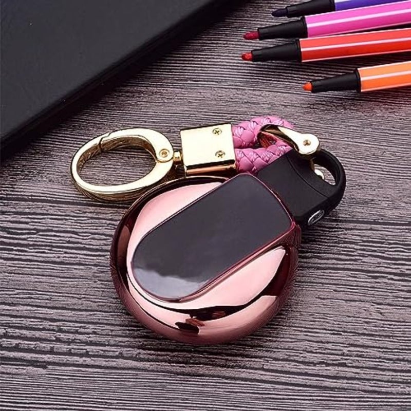 غطاء مفتاح التحكم عن بعد الذكي لموديلات BMW Mini Cooper F54 F55 F56 F57 F60، مادة TPU الناعمة، وردي، تصميم 3-4 أزرار مع سلسلة مفاتيح - Image 5