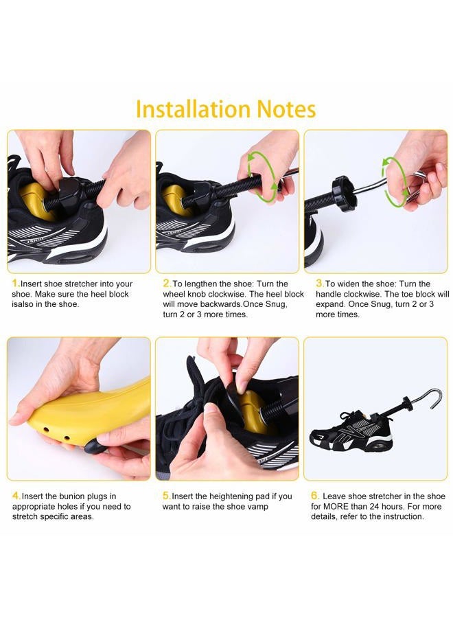 eachway Shoe Stretcher Shoe Trees,Adjustable Length & Width for Men and Women(For Women's Size US5.5-9) - Image 4