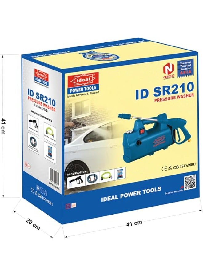 غسالة ضغط كهربائية شديدة التحمل ID SR210، 950 رطل لكل بوصة مربعة، 1300 واط - Image 2
