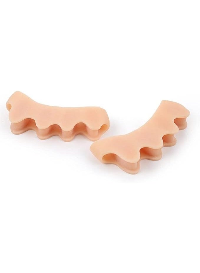 2-Piece Silicone Gel Toe Separators Set - Image 1