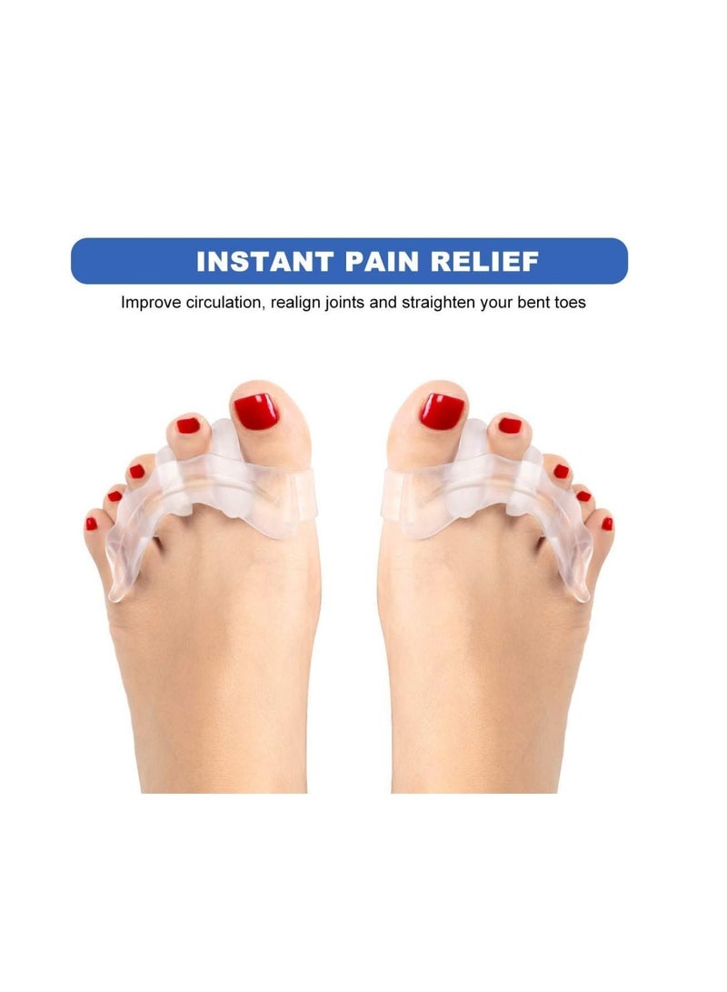 2-Piece Silicone Gel Toe Separators Set - Image 3