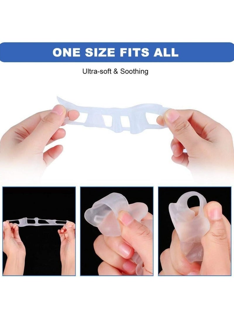 2-Piece Silicone Gel Toe Separators Set - Image 5