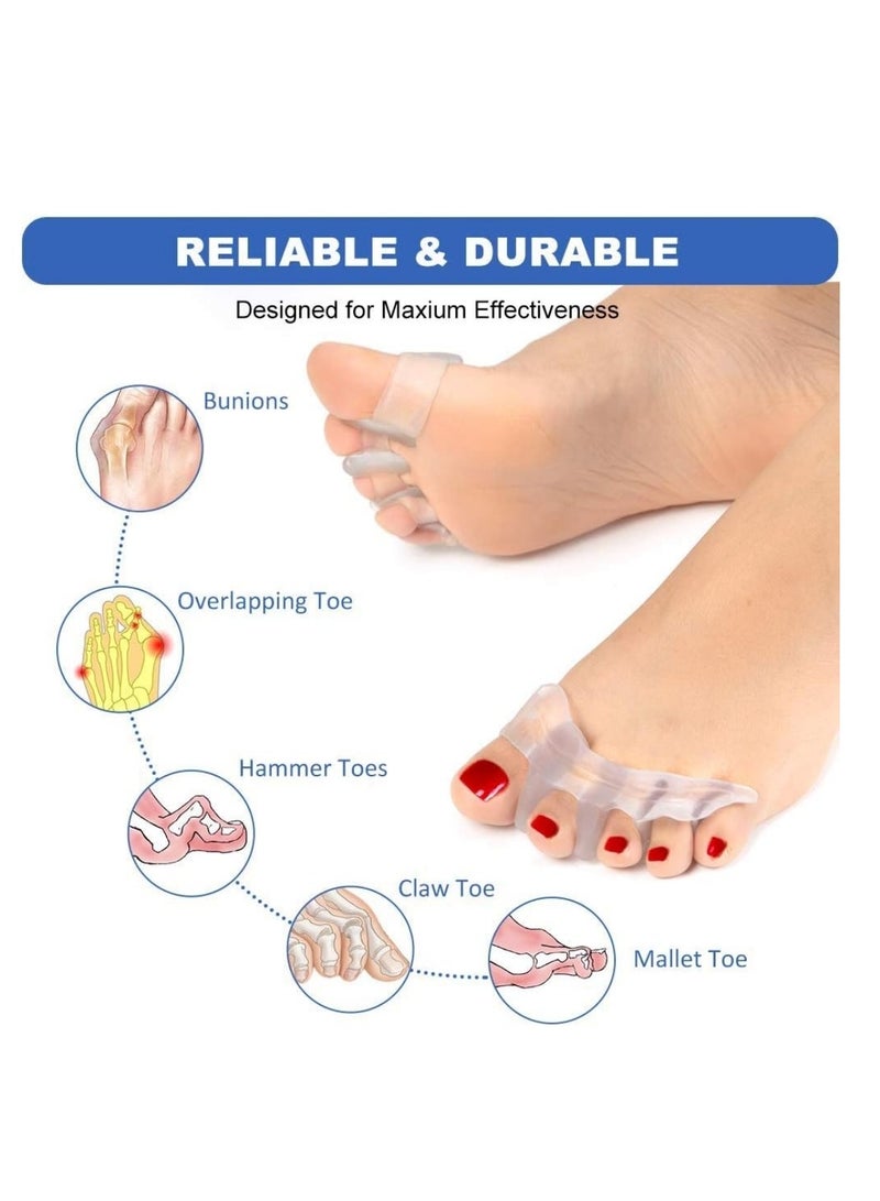 2-Piece Silicone Gel Toe Separators Set - Image 4