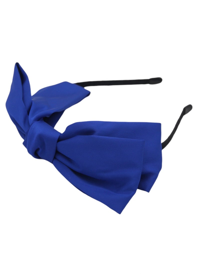 Bidani Bow-knot headband - Royal Blue - Image 3