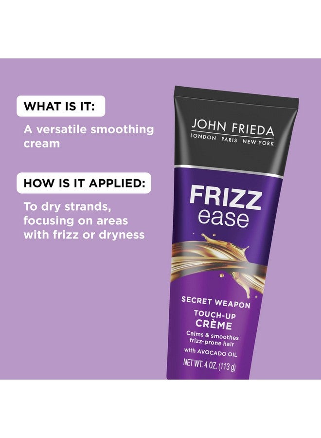 John Frieda John Frieda Frizz Ease Secret Weapon Touch-Up Crème - Anti-Frizz Styling Cream for Smooth, Frizz-Prone Hair, 4 Oz  - Image 3