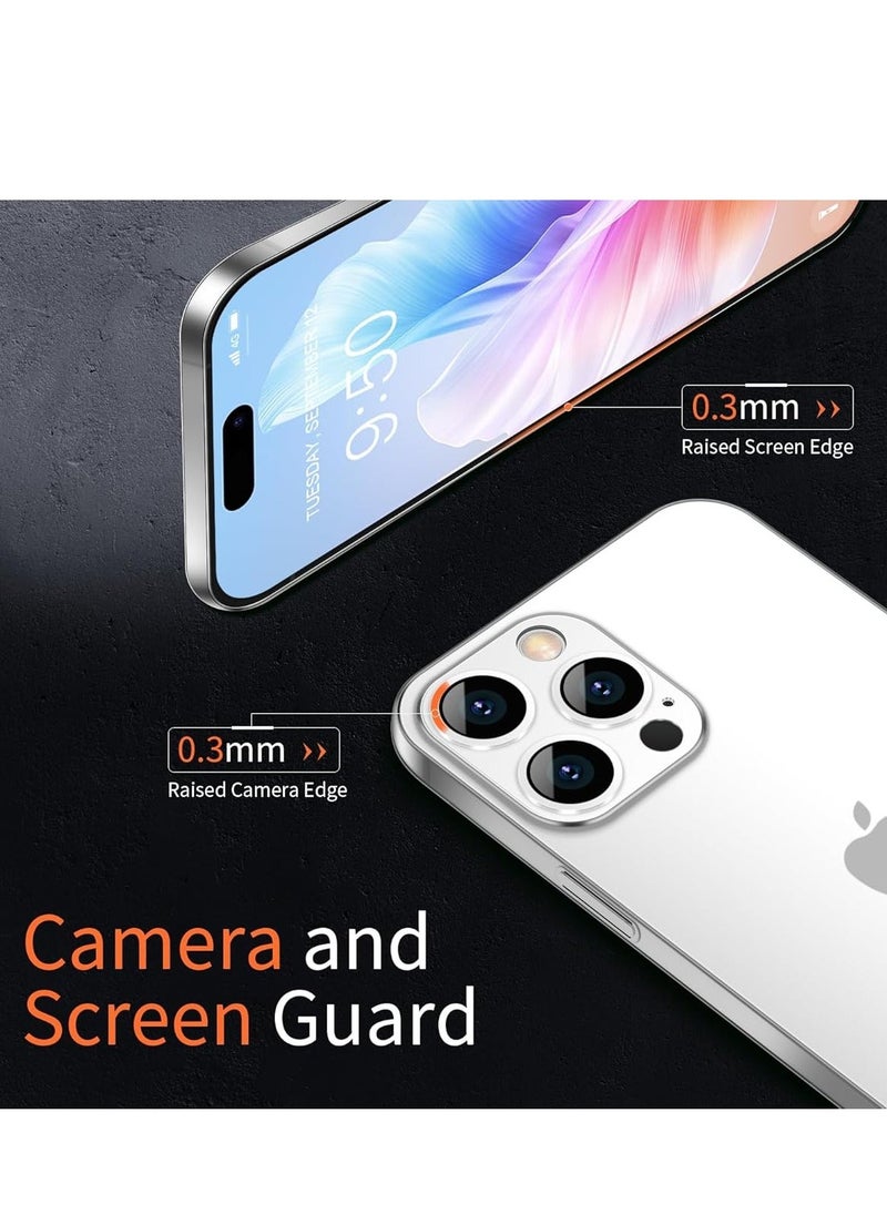 إيف حافظة آيفون 15 برو ماكس النحيفة | حافظة خفيفة الوزن بسماكة 0.2 ملم | حماية خلفية من البولي بروبيلين بلمسة نهائية غير لامعة | مضاد لبصمات الأصابع ومضاد للاصفرار | متوافق مع هاتف iPhone 15 Pro Max 6.7 بوصة - أبيض شفاف - Image 4